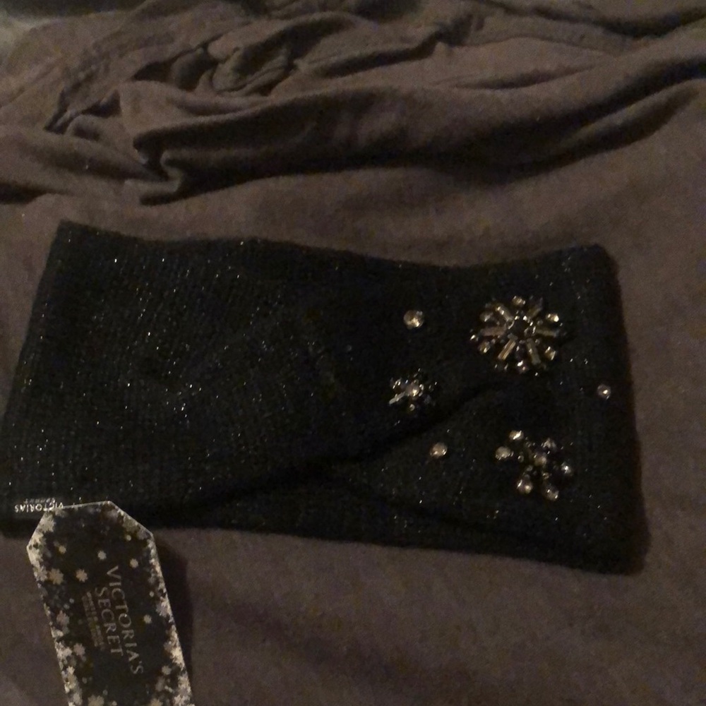 Victoria's Secret Black Embellished Headband